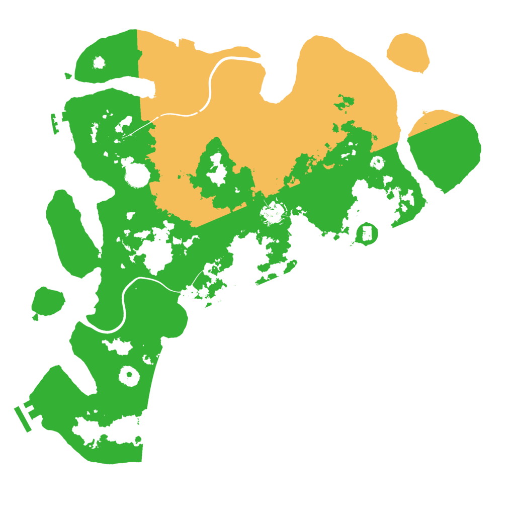 Biome Rust Map: Procedural Map, Size: 3800, Seed: 14526305