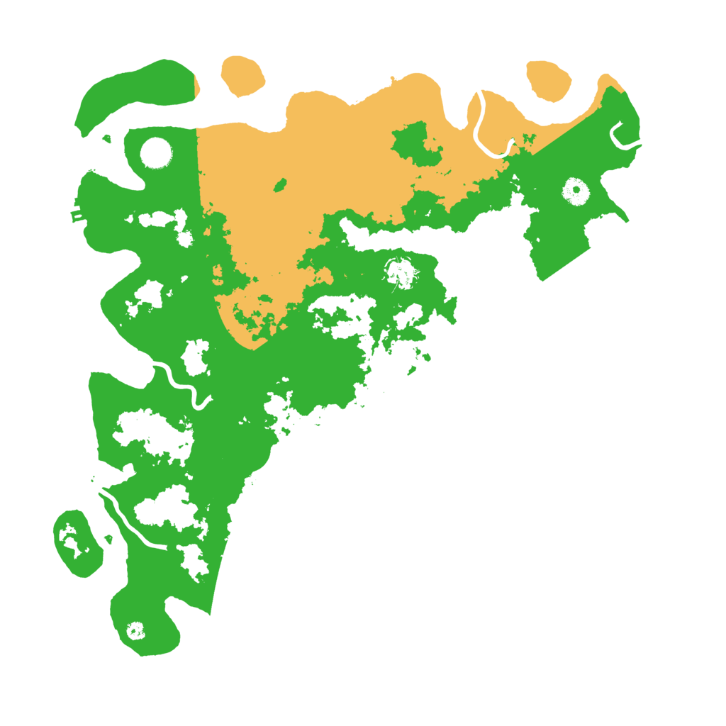 Biome Rust Map: Procedural Map, Size: 4080, Seed: 911957585