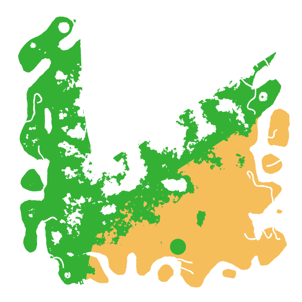 Biome Rust Map: Procedural Map, Size: 5000, Seed: 1037836408