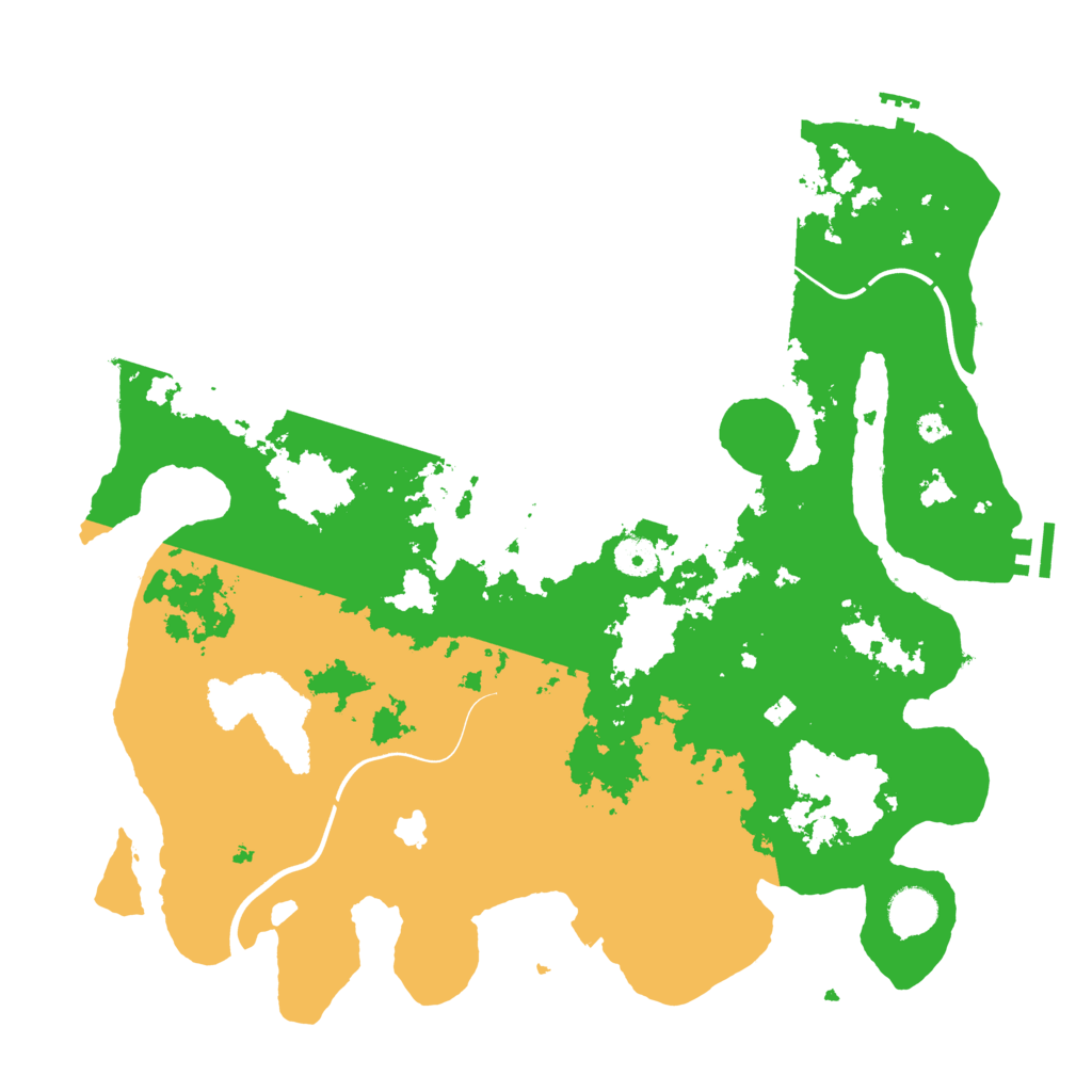 Biome Rust Map: Procedural Map, Size: 4000, Seed: 64289