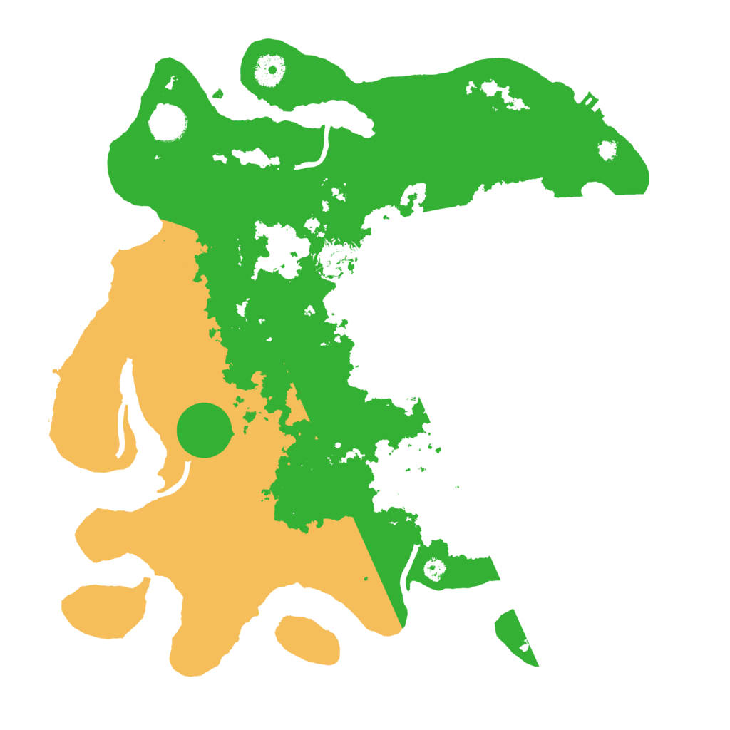 Biome Rust Map: Procedural Map, Size: 3500, Seed: 156781