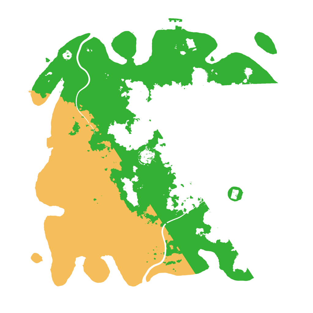 Biome Rust Map: Procedural Map, Size: 3500, Seed: 1639994382