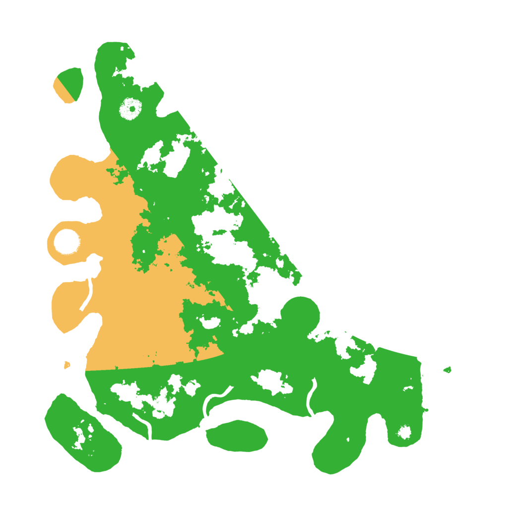 Biome Rust Map: Procedural Map, Size: 3500, Seed: 45781