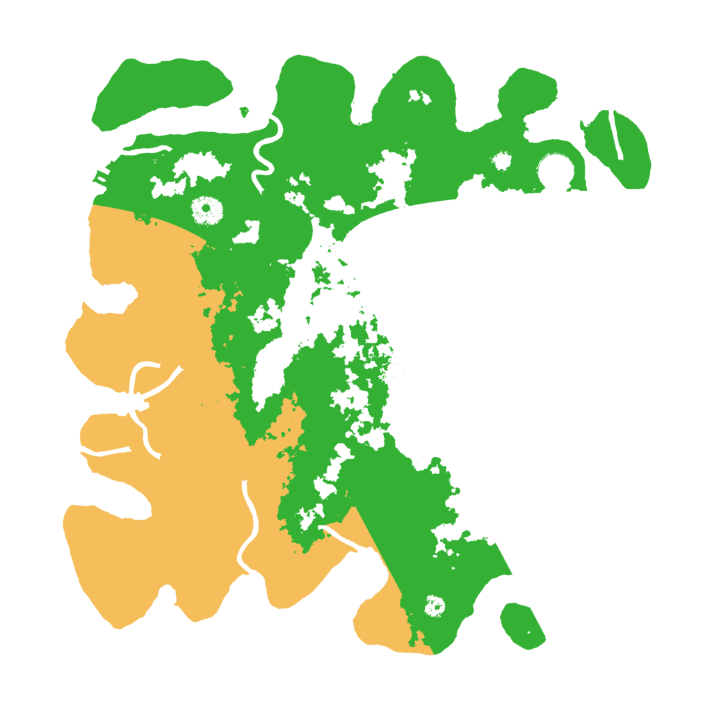 Biome Rust Map: Procedural Map, Size: 3500, Seed: 496941140