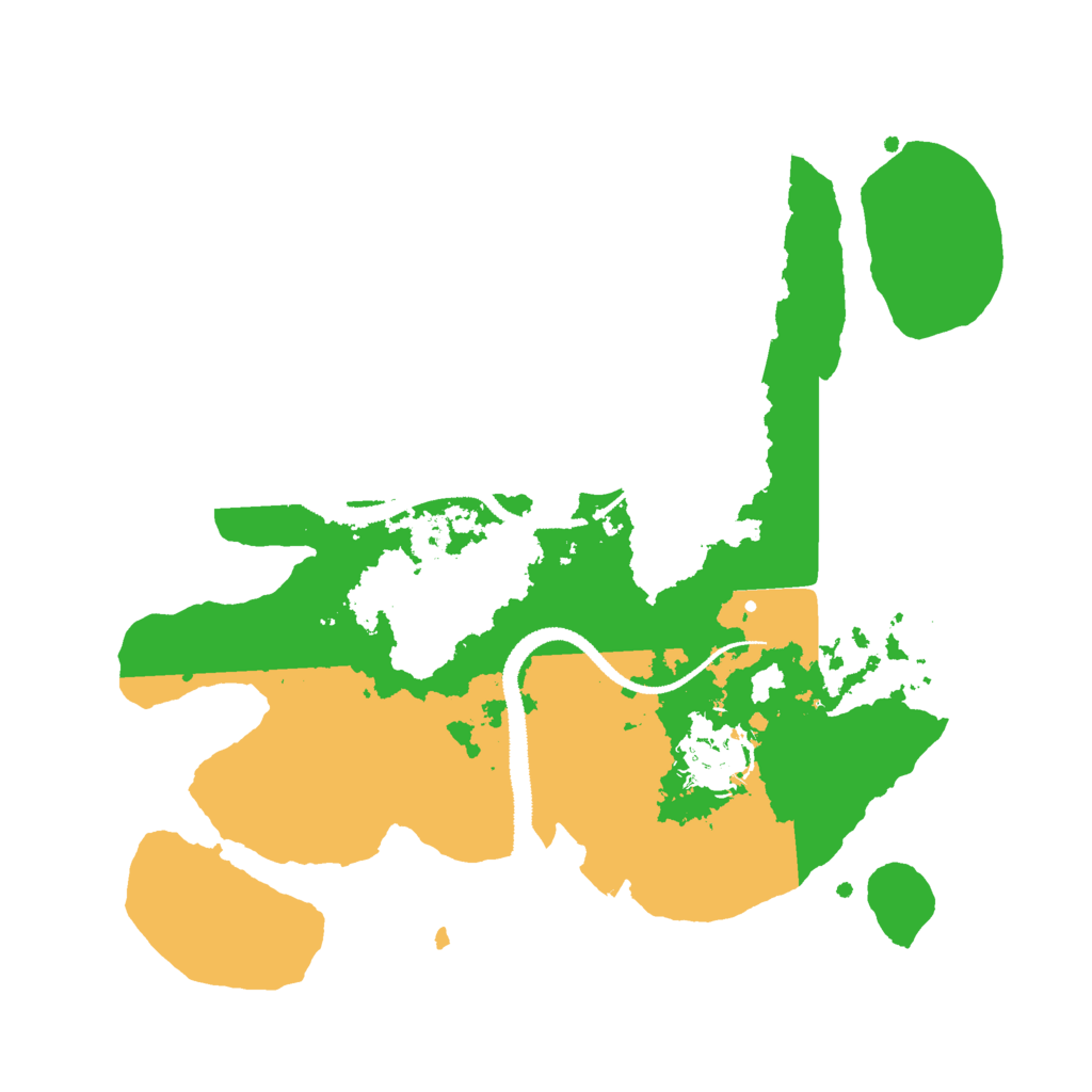 Biome Rust Map: Procedural Map, Size: 2800, Seed: 10505554