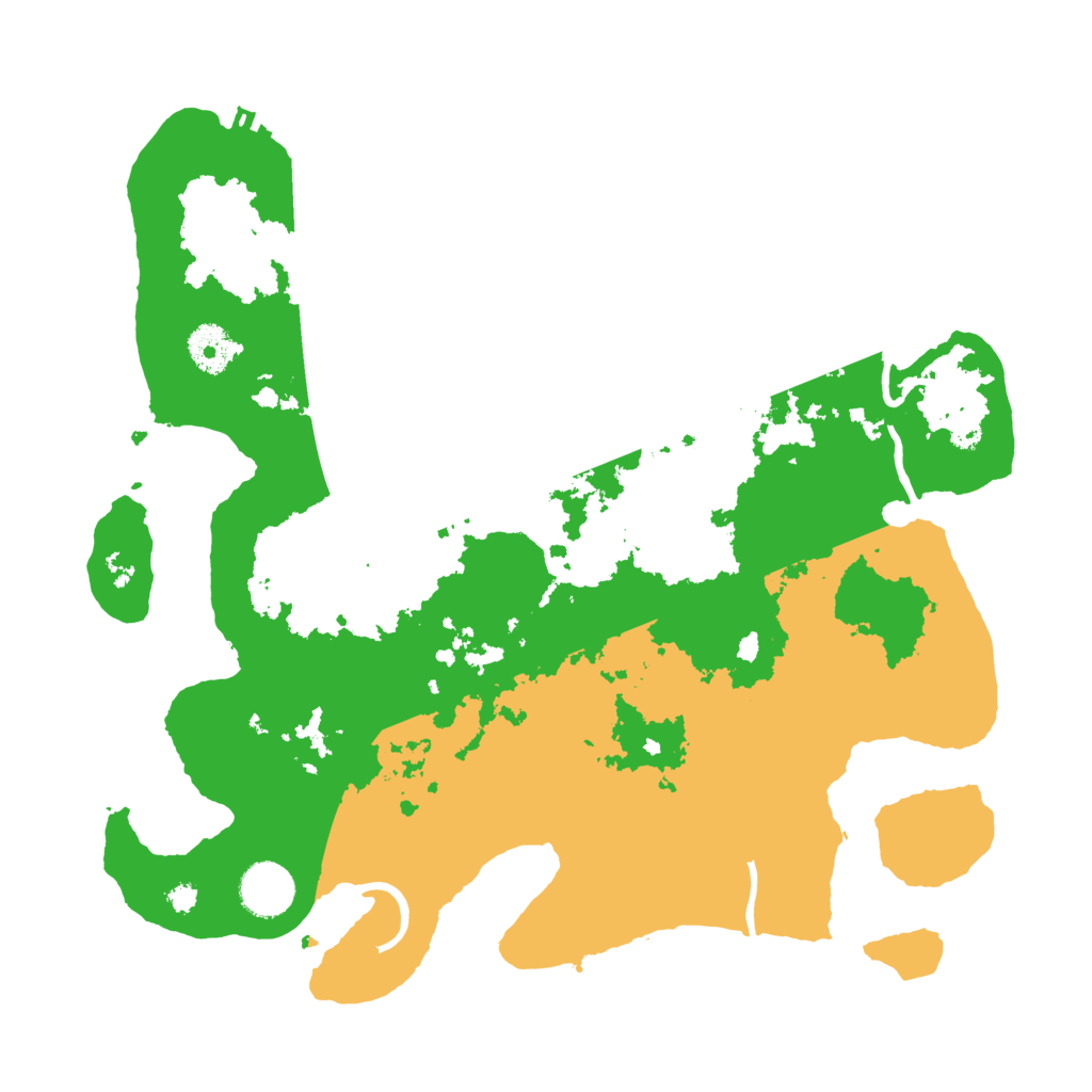 Biome Rust Map: Procedural Map, Size: 3500, Seed: 89277644