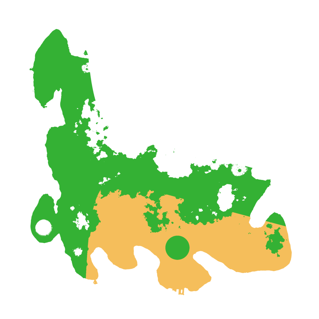Biome Rust Map: Procedural Map, Size: 3500, Seed: 42817965