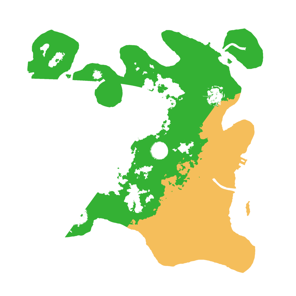 Biome Rust Map: Procedural Map, Size: 3000, Seed: 6739