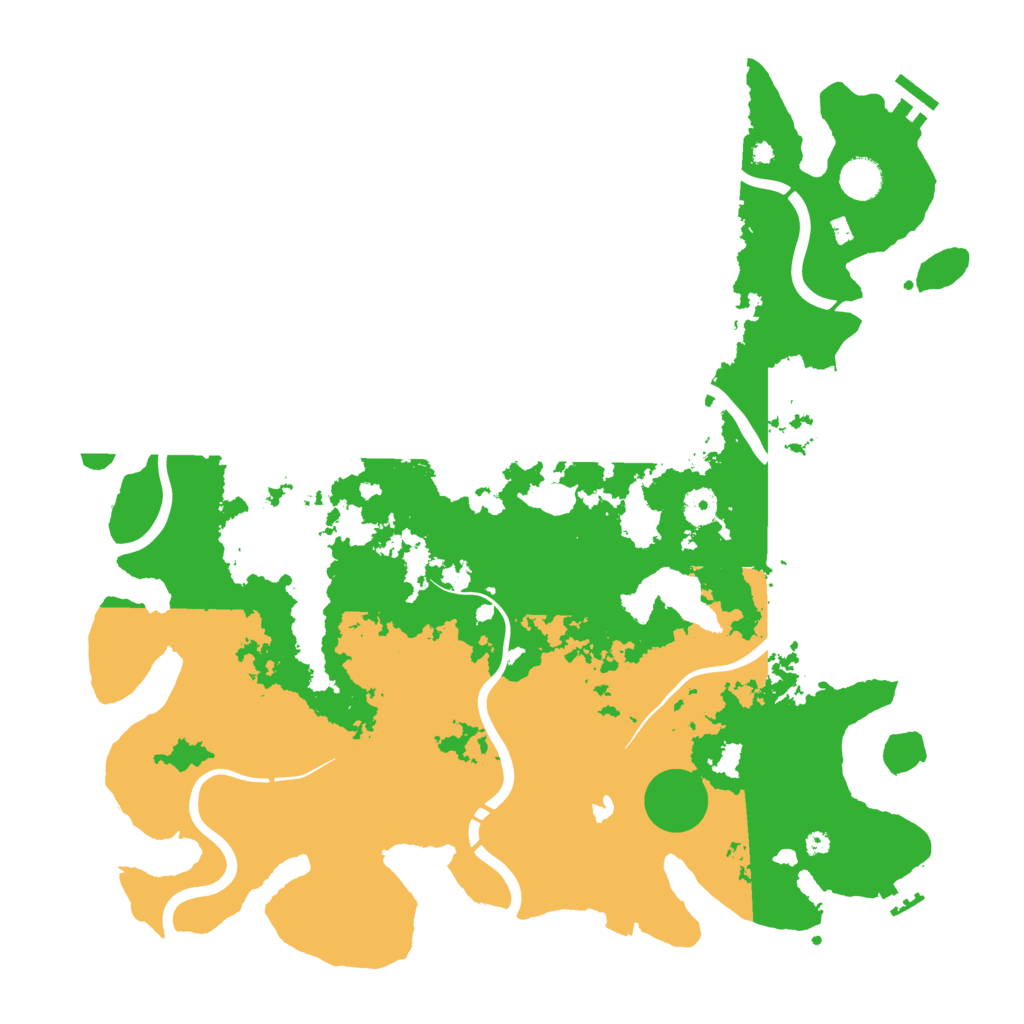 Biome Rust Map: Procedural Map, Size: 4250, Seed: 29601