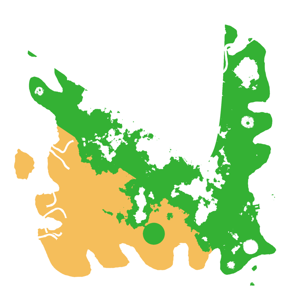 Biome Rust Map: Procedural Map, Size: 3700, Seed: 5029