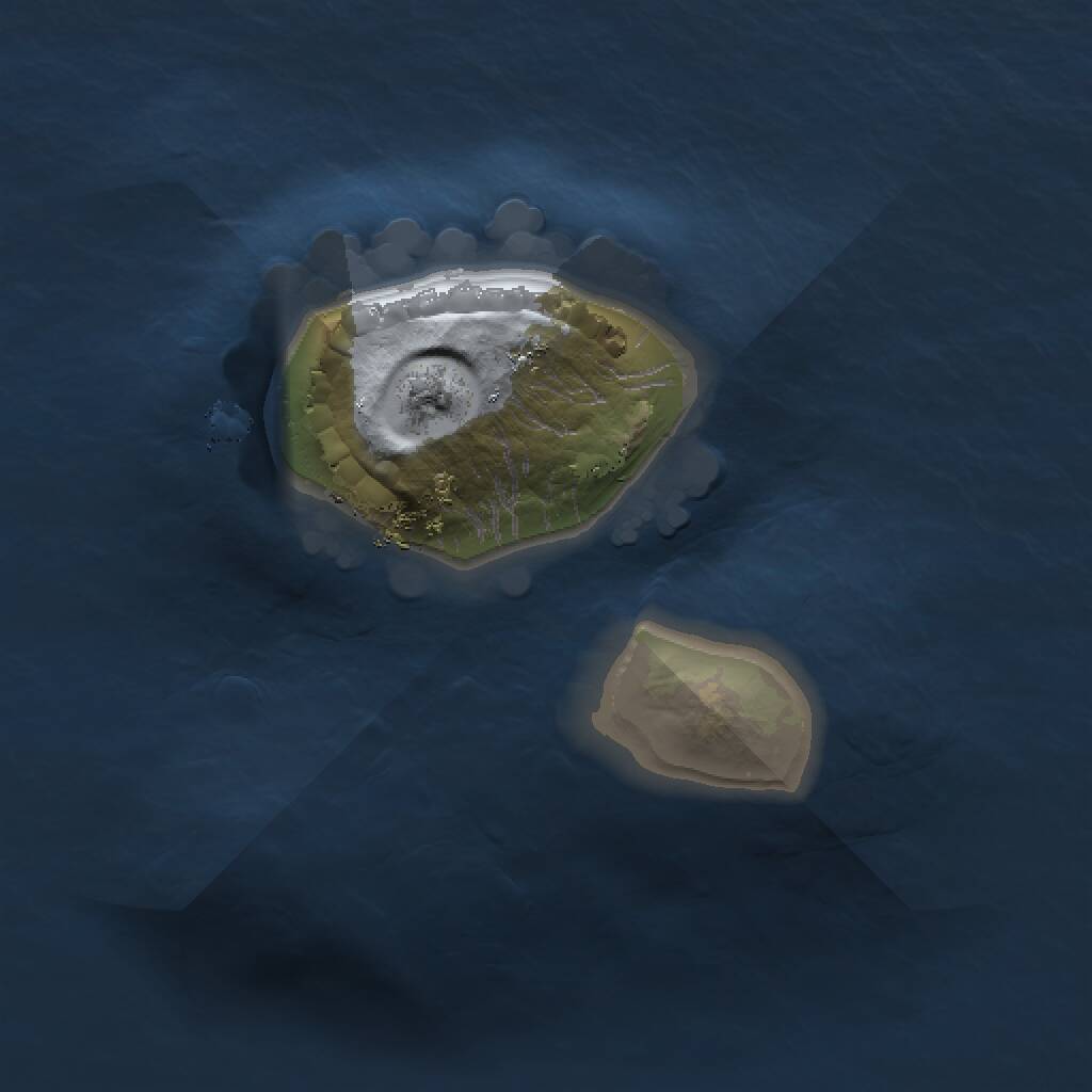 Rust Map: Procedural Map, Size: 1000, Seed: 48566, 1 Monuments