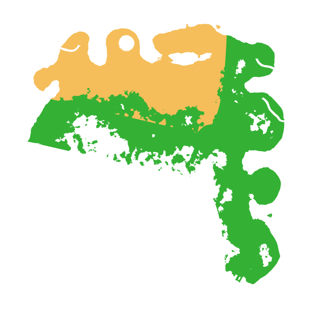 Biome Rust Map: Procedural Map, Size: 3500, Seed: 54285528