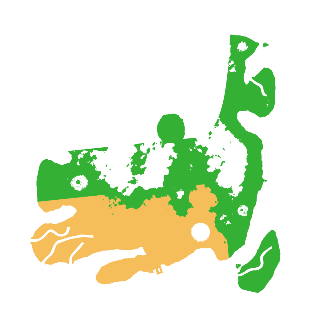 Biome Rust Map: Procedural Map, Size: 3000, Seed: 1913987164