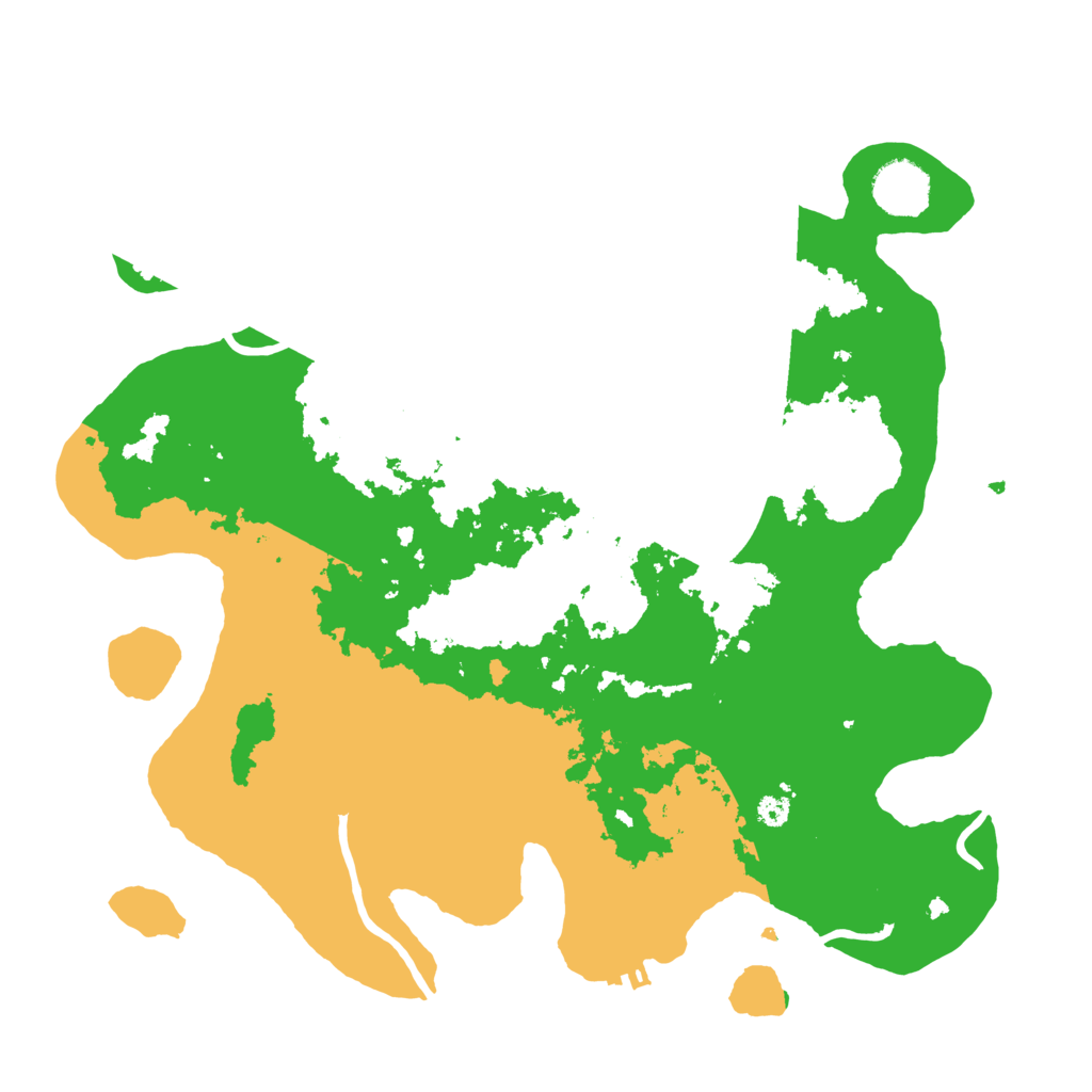 Biome Rust Map: Procedural Map, Size: 3500, Seed: 105218490