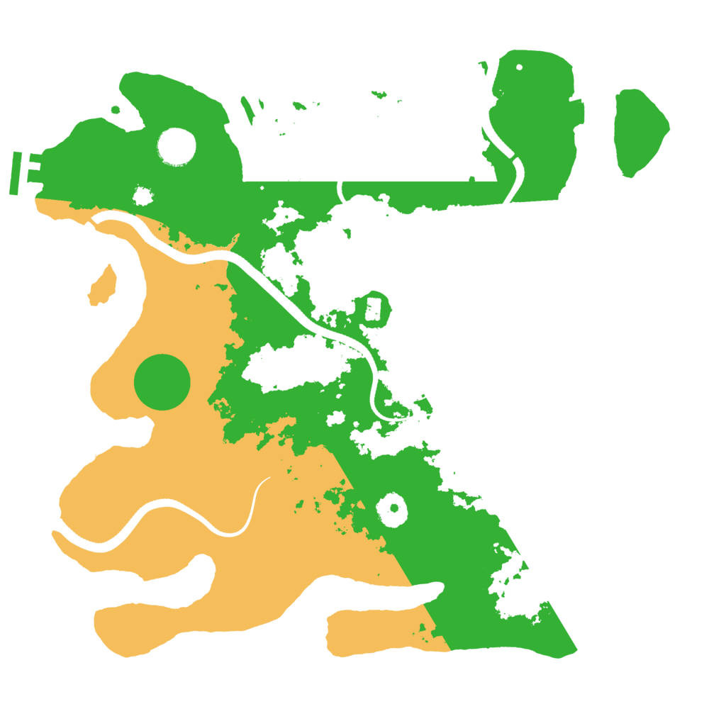 Biome Rust Map: Procedural Map, Size: 3400, Seed: 962702939