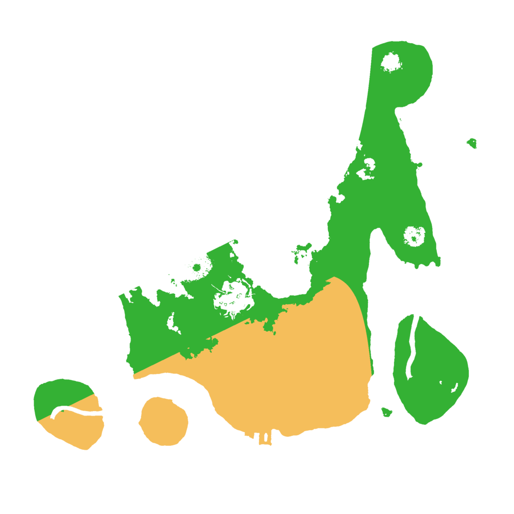 Biome Rust Map: Procedural Map, Size: 2500, Seed: 6466643