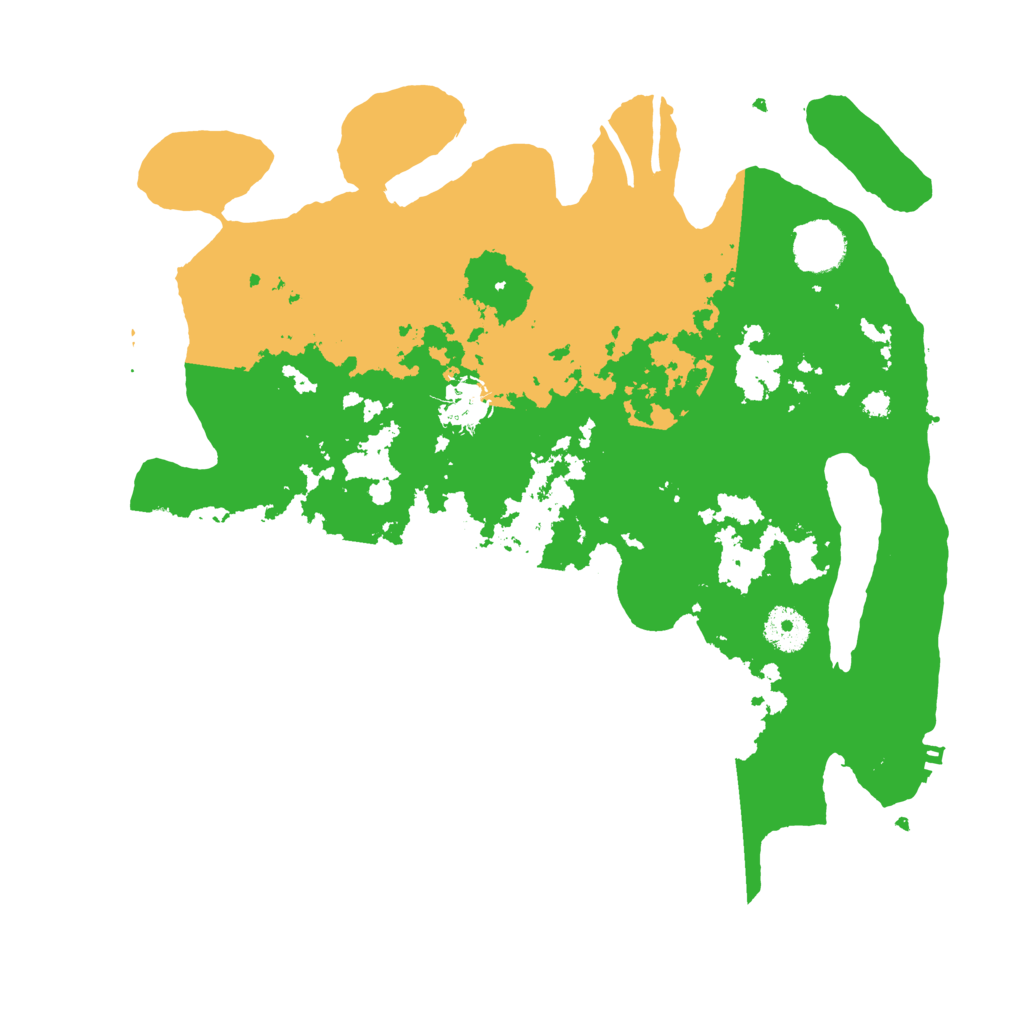 Biome Rust Map: Procedural Map, Size: 3500, Seed: 54069492