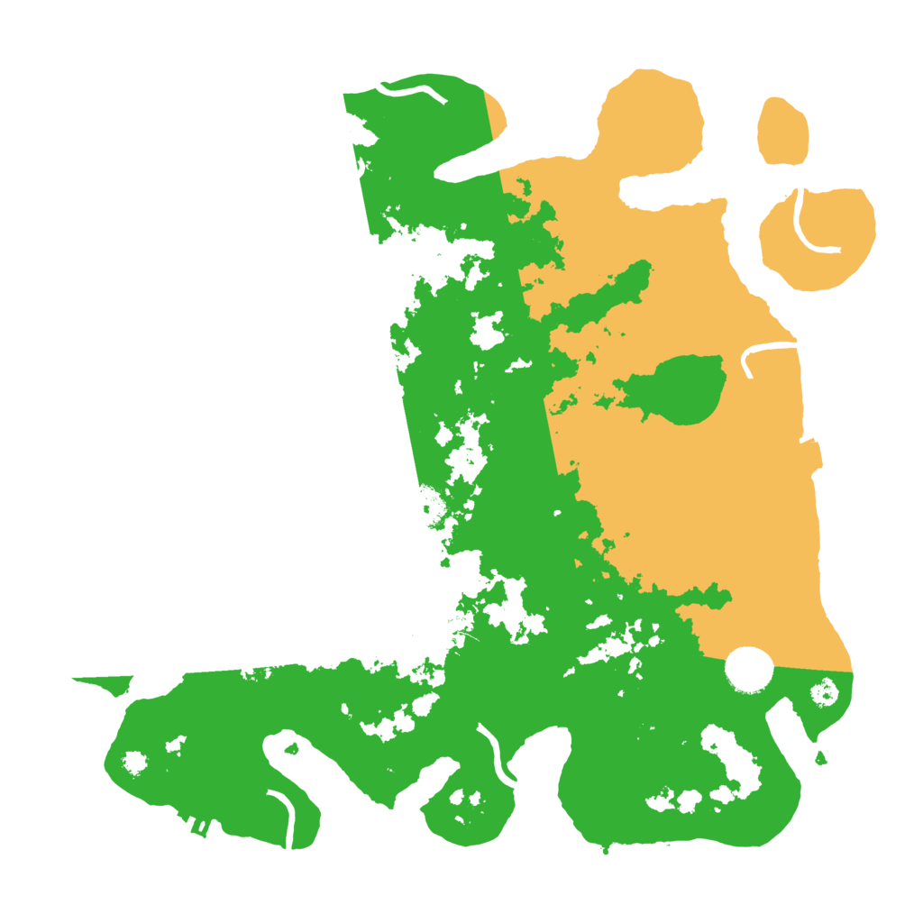 Biome Rust Map: Procedural Map, Size: 3500, Seed: 4361541