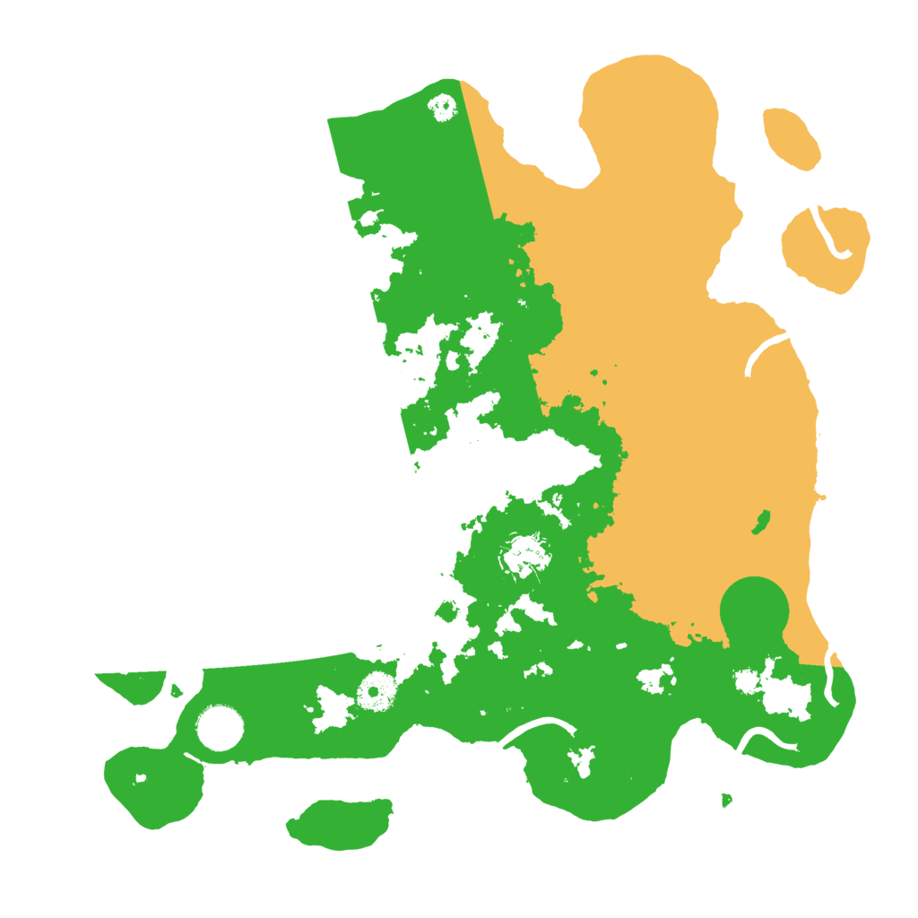 Biome Rust Map: Procedural Map, Size: 3500, Seed: 1049036340
