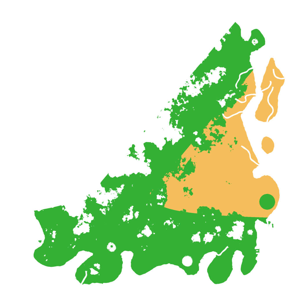Biome Rust Map: Procedural Map, Size: 5000, Seed: 831153