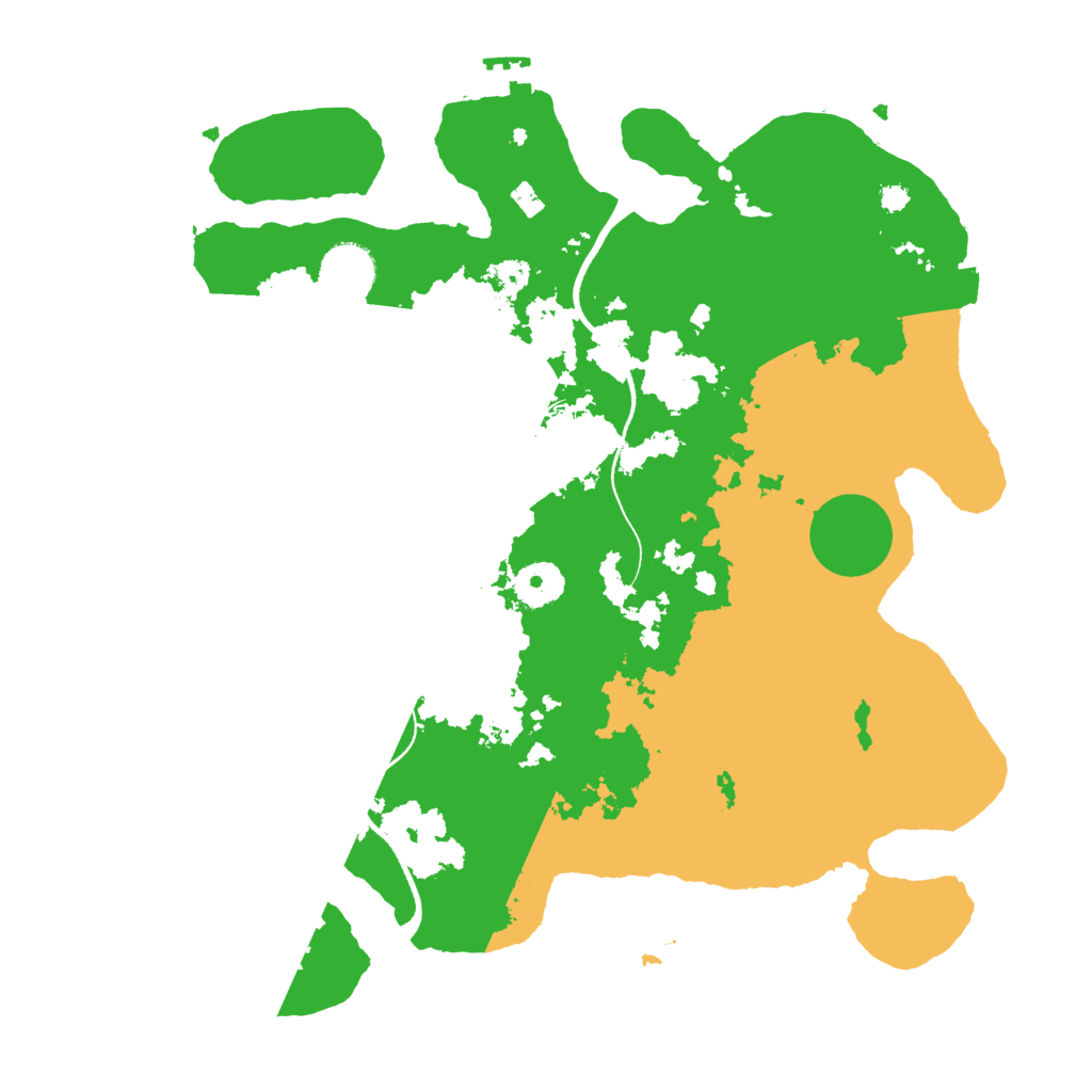 Biome Rust Map: Procedural Map, Size: 3500, Seed: 316654390
