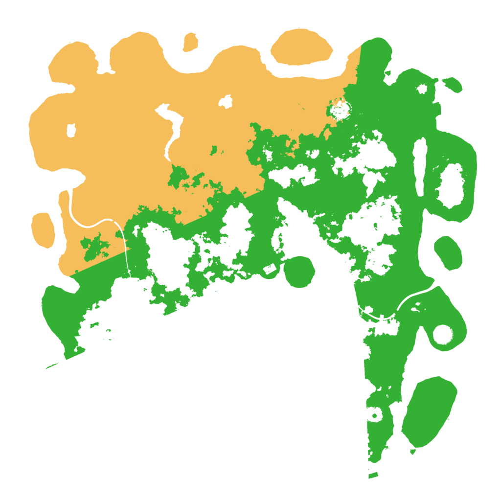 Biome Rust Map: Procedural Map, Size: 4500, Seed: 20137