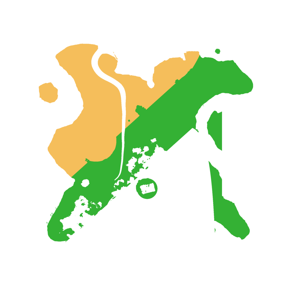 Biome Rust Map: Procedural Map, Size: 2300, Seed: 2041749241