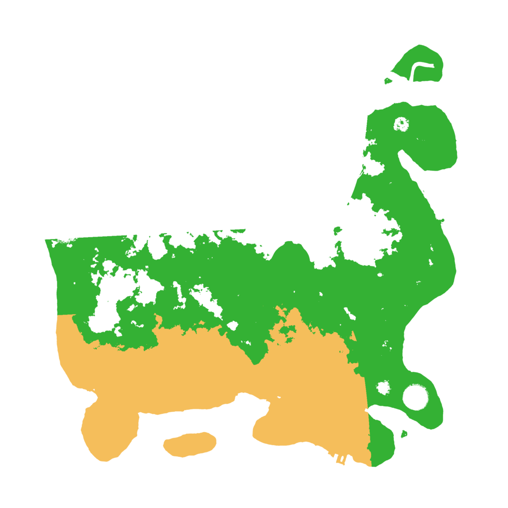 Biome Rust Map: Procedural Map, Size: 3500, Seed: 2099999993