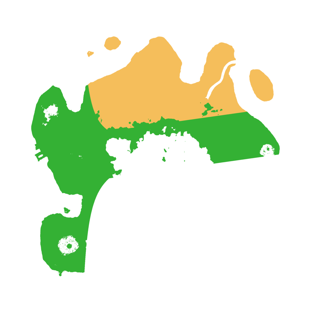 Biome Rust Map: Procedural Map, Size: 2500, Seed: 56789879