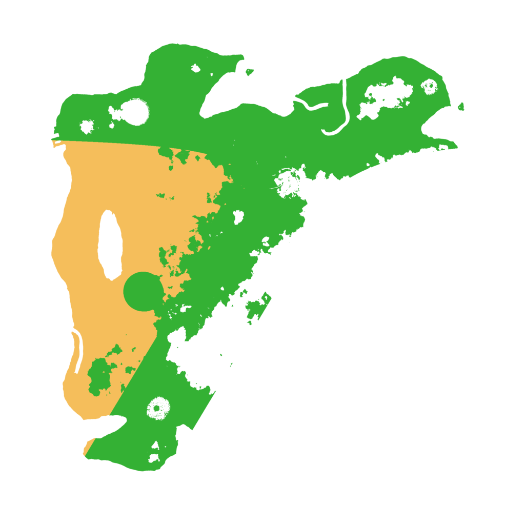 Biome Rust Map: Procedural Map, Size: 3500, Seed: 3372