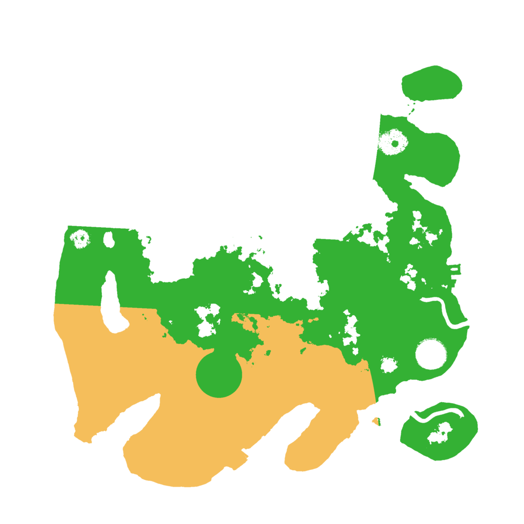 Biome Rust Map: Procedural Map, Size: 3000, Seed: 240778051