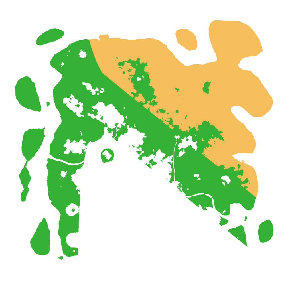 Biome Rust Map: Procedural Map, Size: 3500, Seed: 281394872