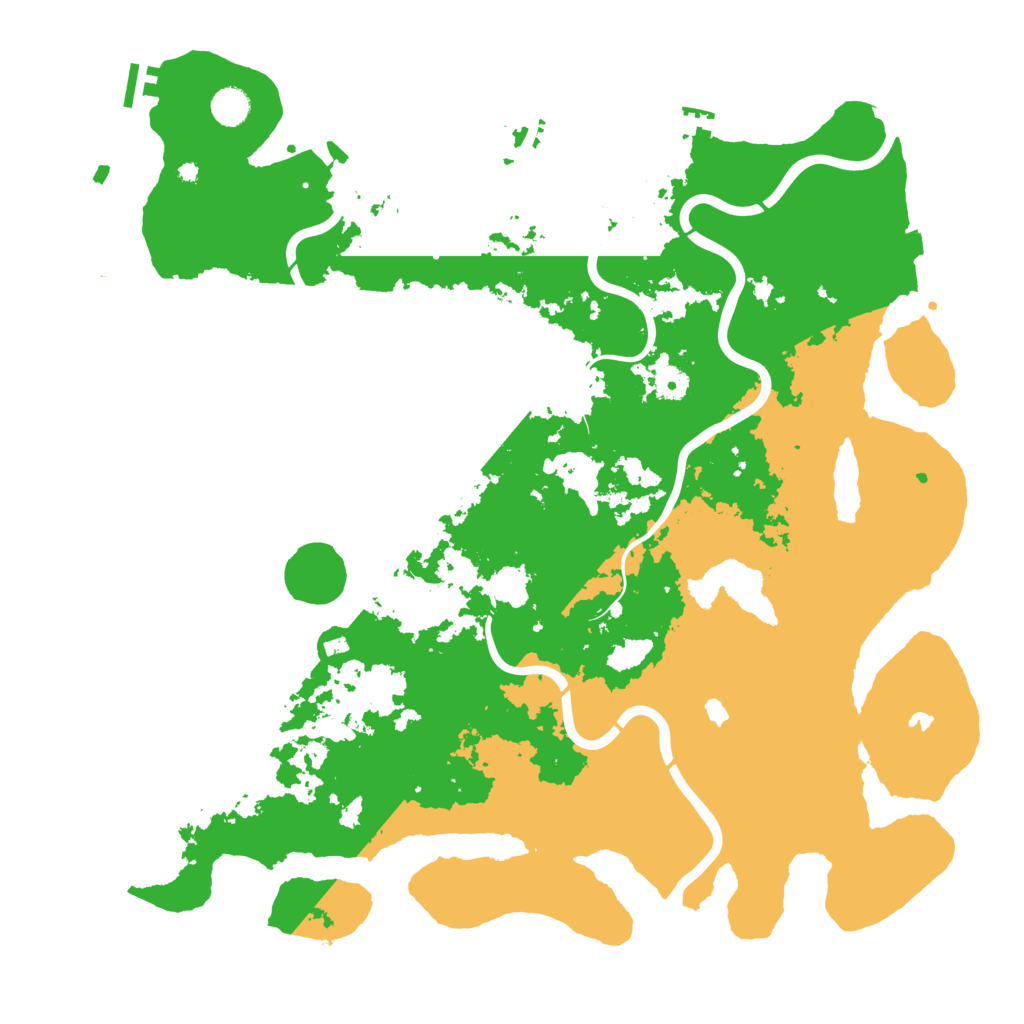 Biome Rust Map: Procedural Map, Size: 4671, Seed: 198181