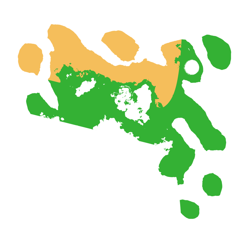 Biome Rust Map: Barren, Size: 3000, Seed: 1966246969