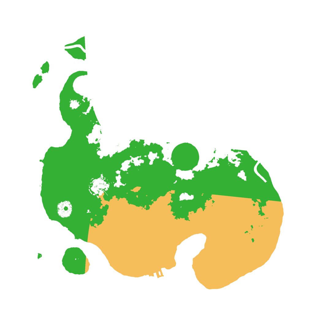 Biome Rust Map: Procedural Map, Size: 3000, Seed: 2099999991