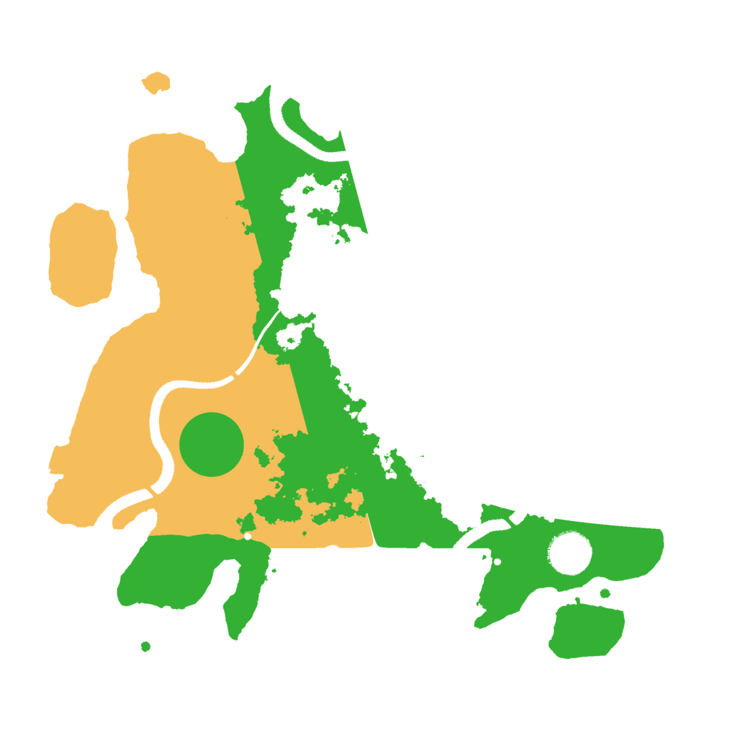 Biome Rust Map: Procedural Map, Size: 3000, Seed: 1564456805