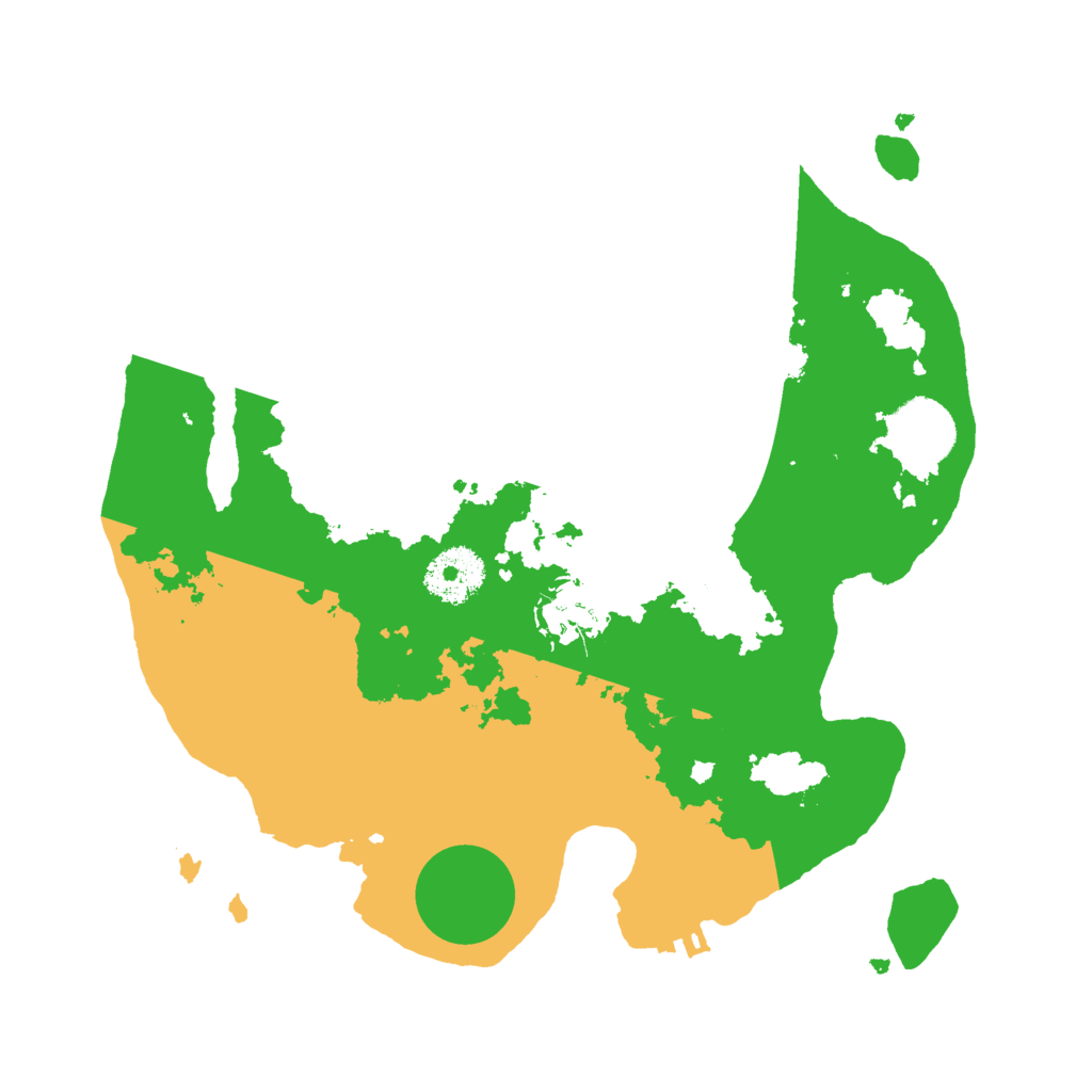 Biome Rust Map: Procedural Map, Size: 2900, Seed: 934018801