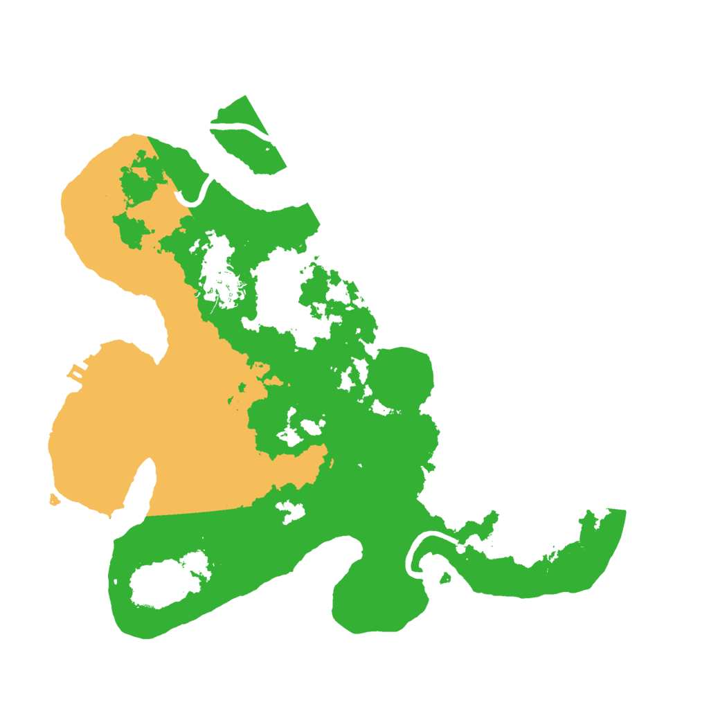 Biome Rust Map: Procedural Map, Size: 3000, Seed: 6807529