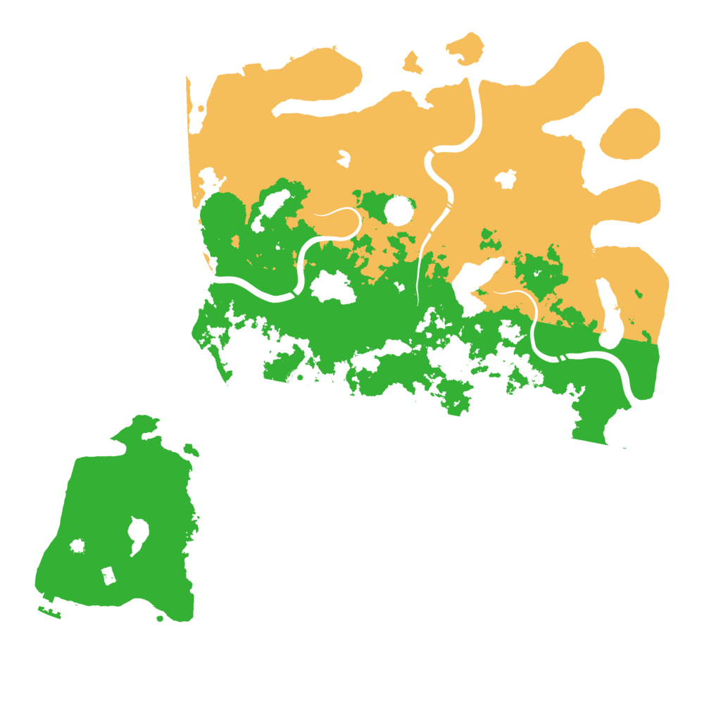 Biome Rust Map: Procedural Map, Size: 4500, Seed: 957373901