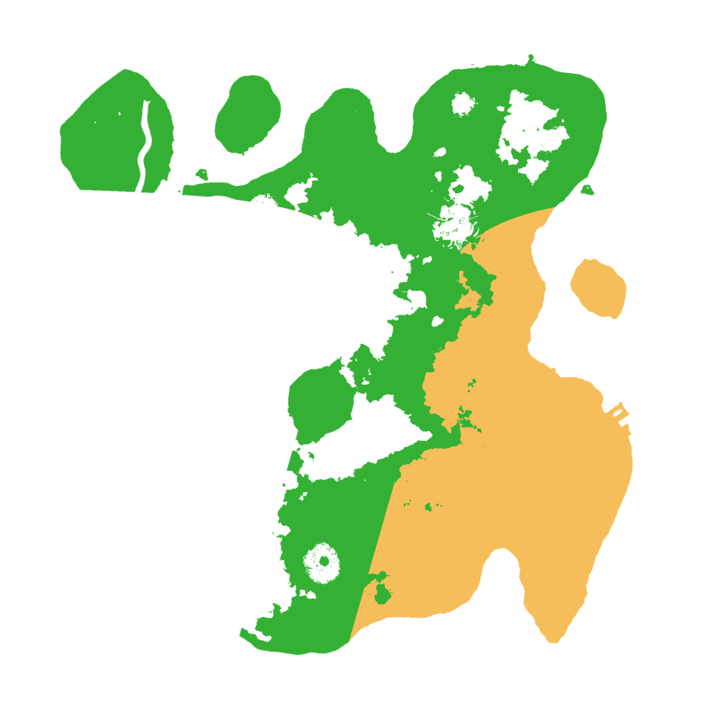 Biome Rust Map: Procedural Map, Size: 2900, Seed: 27
