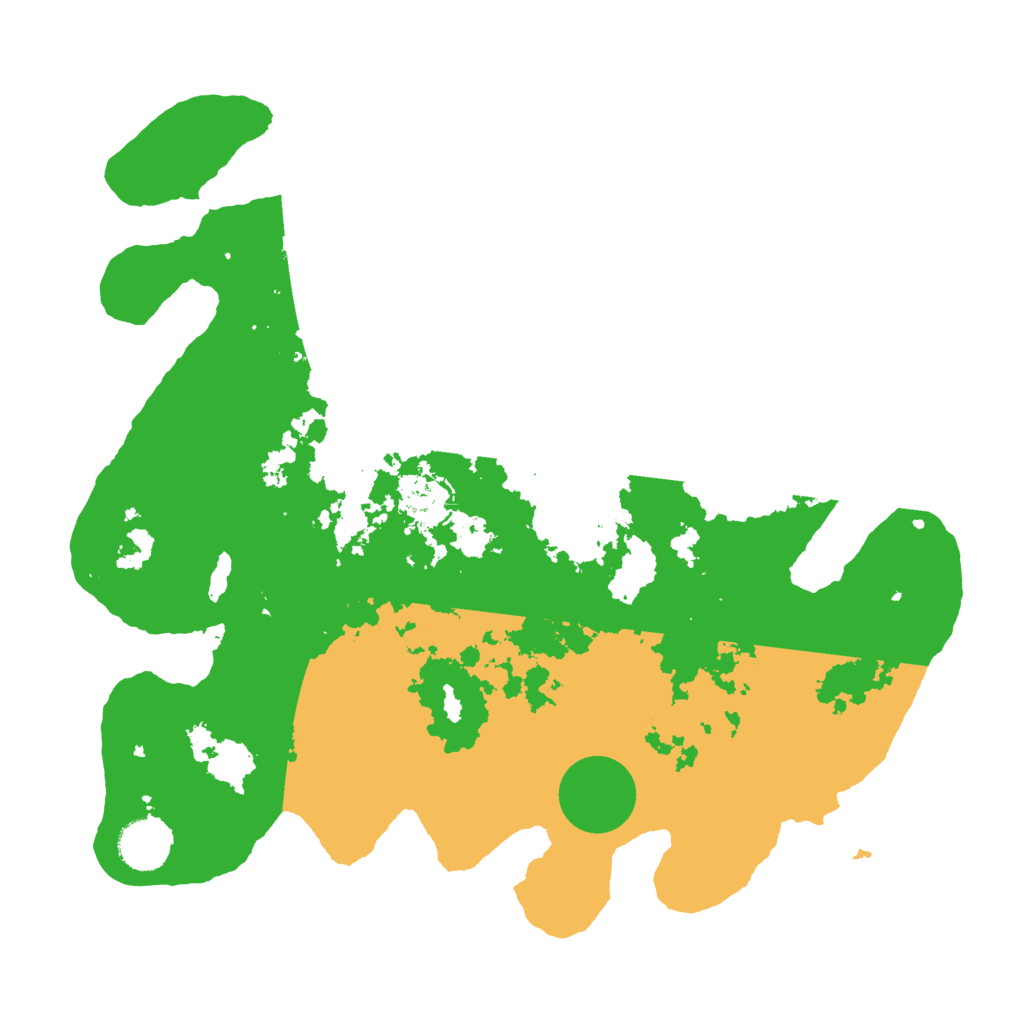 Biome Rust Map: Barren, Size: 3500, Seed: 2456