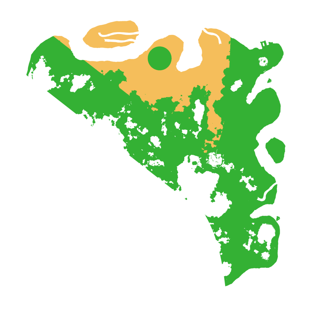 Biome Rust Map: Procedural Map, Size: 3500, Seed: 47710475