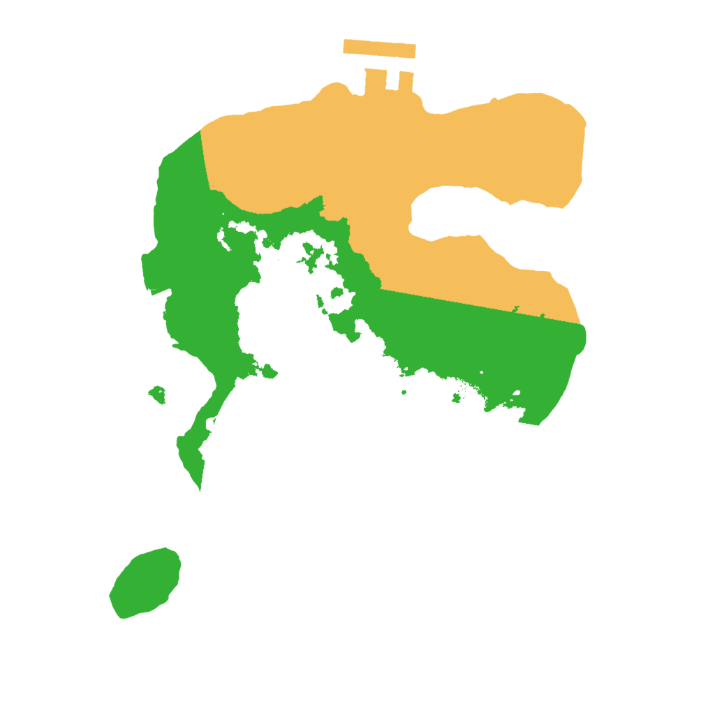 Biome Rust Map: Procedural Map, Size: 2000, Seed: 138943