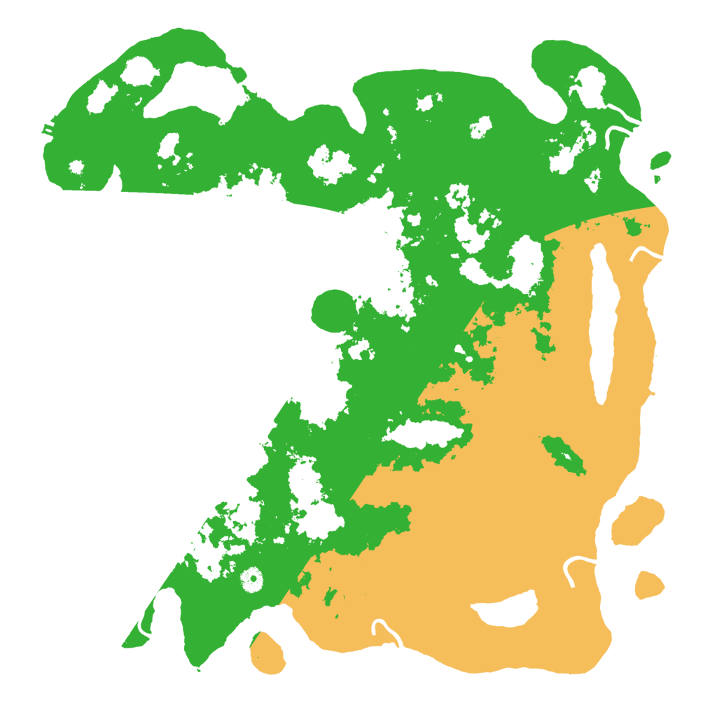 Biome Rust Map: Procedural Map, Size: 4500, Seed: 615234955