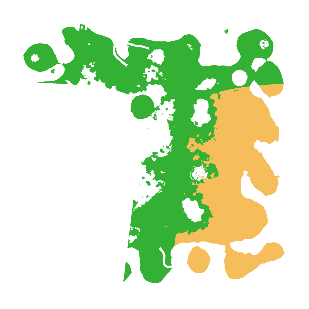 Biome Rust Map: Procedural Map, Size: 3500, Seed: 48853143