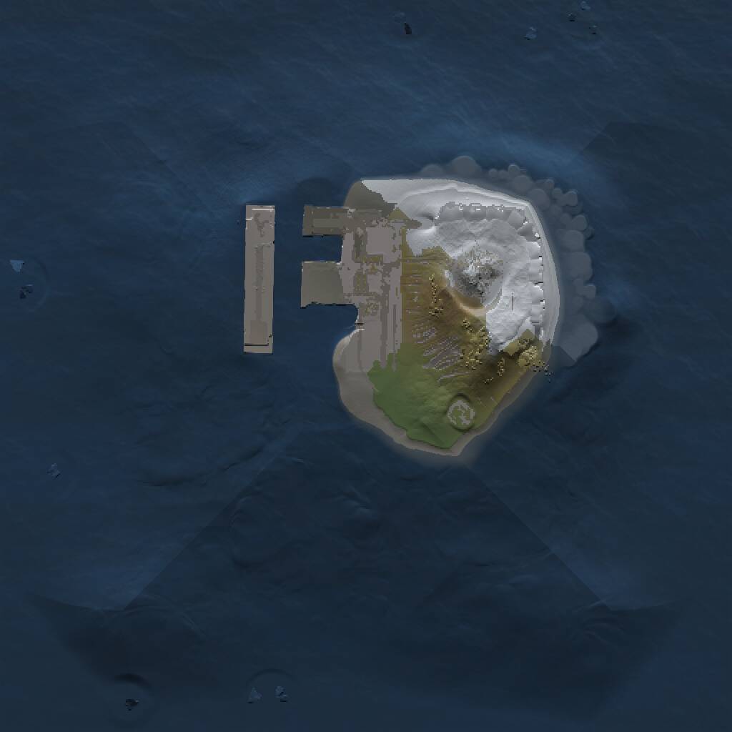 Rust Map: Procedural Map, Size: 1000, Seed: 773629409, 2 Monuments