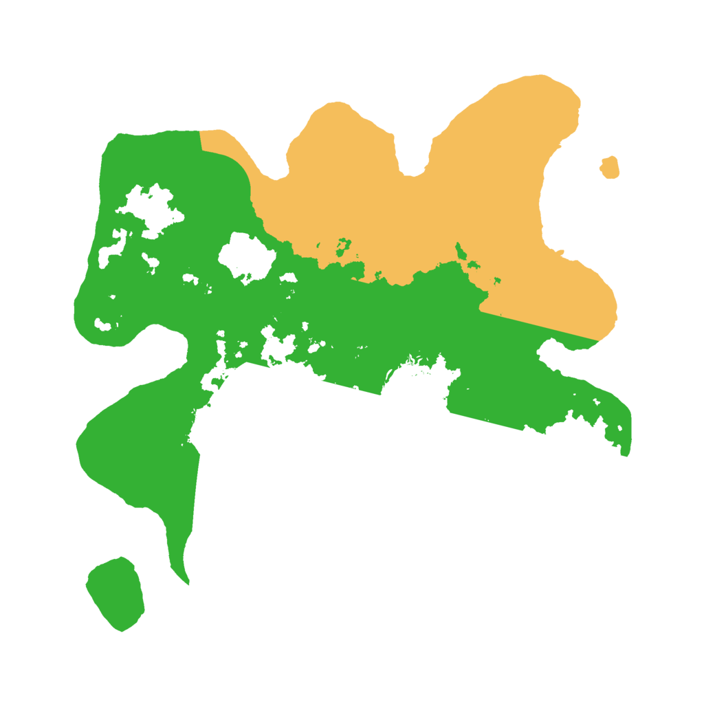 Biome Rust Map: Barren, Size: 2500, Seed: 6553565