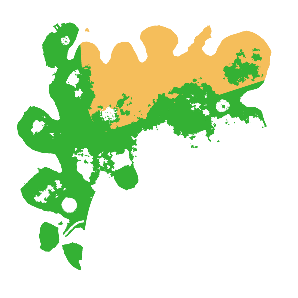 Biome Rust Map: Procedural Map, Size: 3500, Seed: 55476430