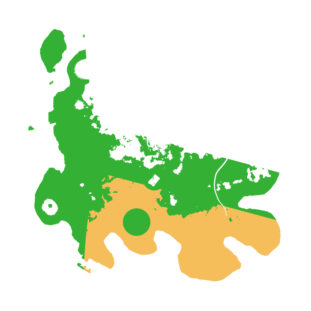 Biome Rust Map: Procedural Map, Size: 3000, Seed: 42817965