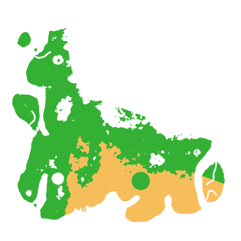 Biome Rust Map: Procedural Map, Size: 3500, Seed: 1557325056